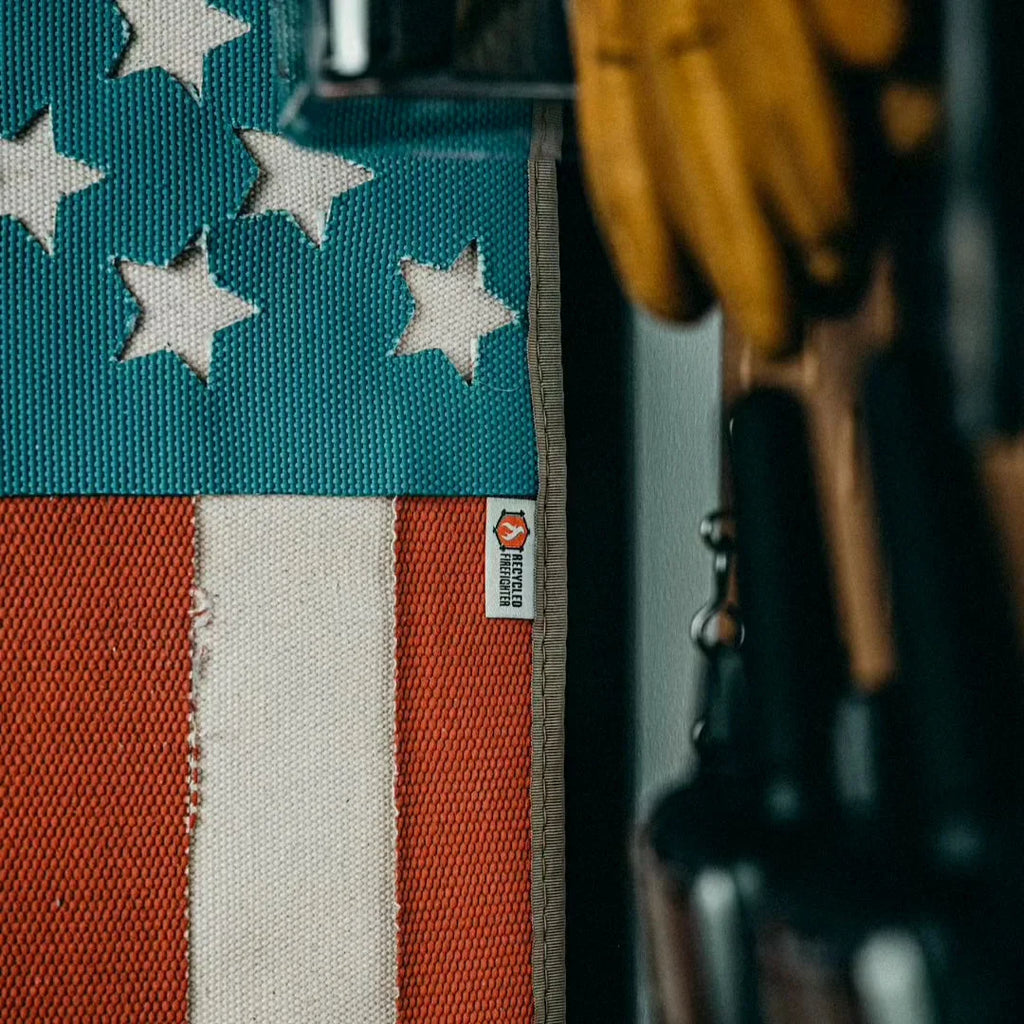 American Flag - Fire Hose