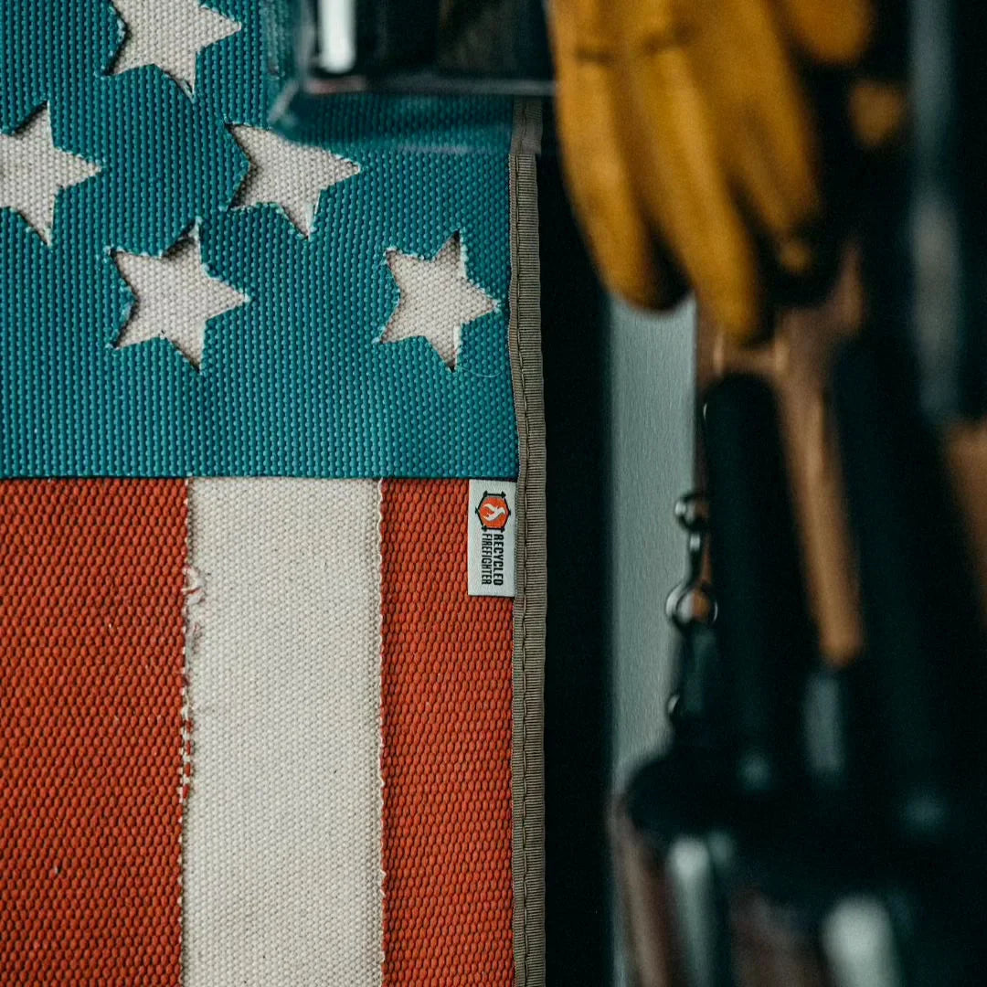 American Flag - Fire Hose